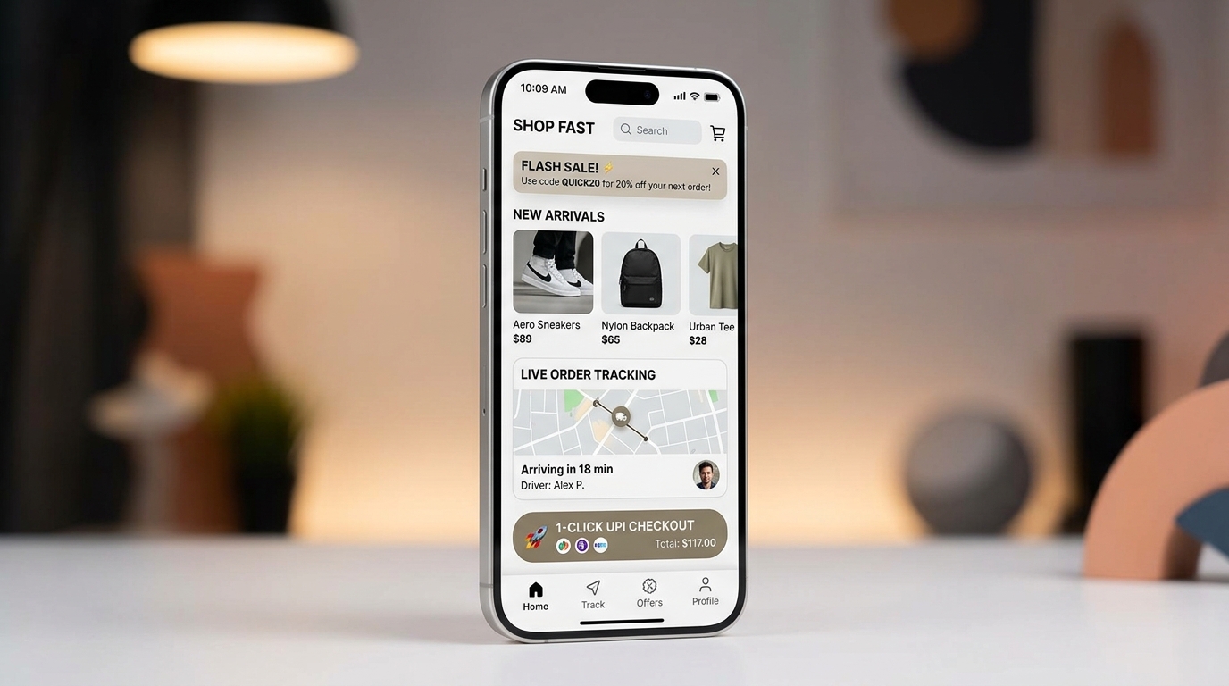 D2C E-Commerce Mobile App UI Design