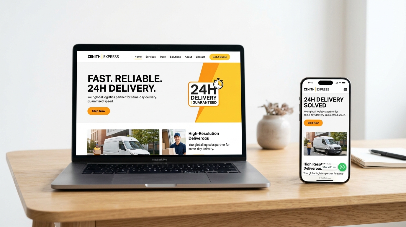 Website Design Company in Bhubaneswar Responsive UI Mockup